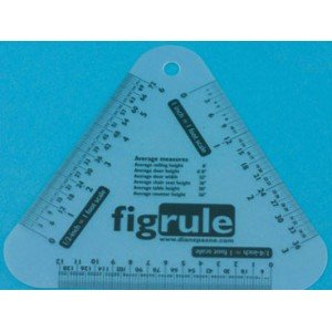 Three Scale Ruler, Inches image