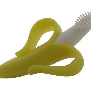 Baby Banana Bendable Training Toothbrush, Infant image