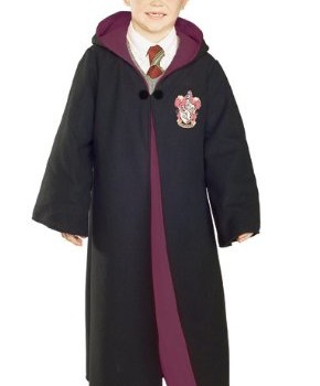 Deluxe Harry Potter Child’s Costume Robe With Gryffindor Emblem, Large image