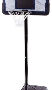 Lifetime 1221 Pro Court Height-Adjustable Portable Basketball System with 44-Inch Backboard image