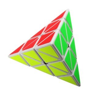 Shengshou Pyraminx Speedcubing White Twisty Puzzle image