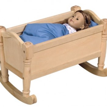 Guidecraft Doll Cradle Design: Natural image