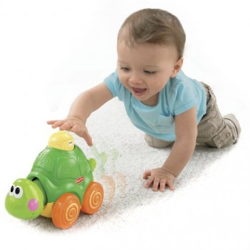 Fisher-Price Go Baby Go! Press And Crawl Turtle image