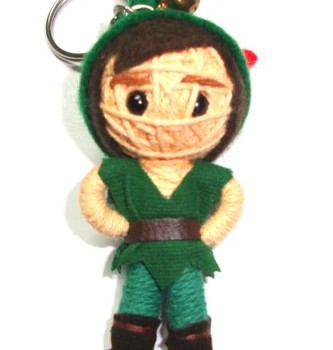 Peterpan Voodoo String Doll Keyring Keychain image