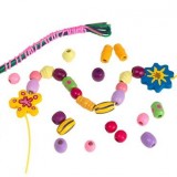 Melissa & Doug Flower Power Wooden Bead Set Toy, Kids, Play, Children thumbnail