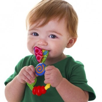 Nuby Wacky Teething Ring image