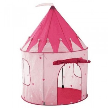 Girl’s Pink Princess Castle Play Tent by Pockos – Indoor / Outdoor image