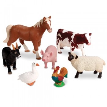 Learning Resources Jumbo Farm Animals image