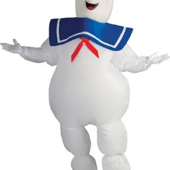 Ghostbusters Inflatable Stay Puft Marshmallow Man Costume, Standard Color, One Size image