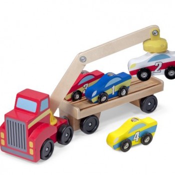 Melissa & Doug Magnetic Car Loader image