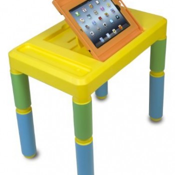 CTA Digital Kids Adjustable Activity Table for iPad Toy, Kids, Play, Children image