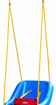 Little Tikes 2-in-1 Snug ‘n Secure Swing Blue image