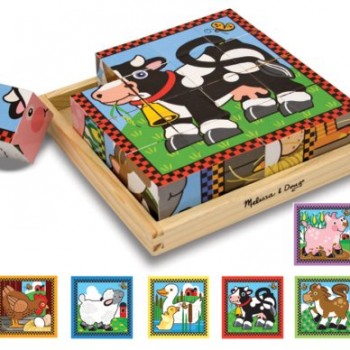 Melissa & Doug Farm Cube Puzzle image