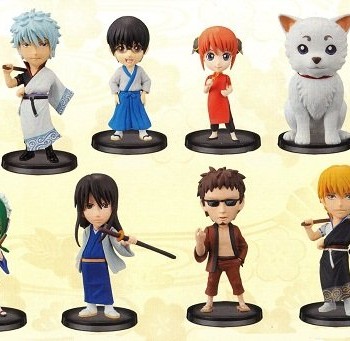 Gintama World Collectable Figure vol.1 WCF Anime prize Banpresto (all eight species full comp set) (japan import) image