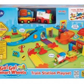 VTech Go! Go! Smart Wheels – Train Station Playset image