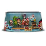 Disney Store Disney Jr. Jake and the Never Land/Neverland Pirates 7 Piece Action Figure Figurine Gift Play Set thumbnail