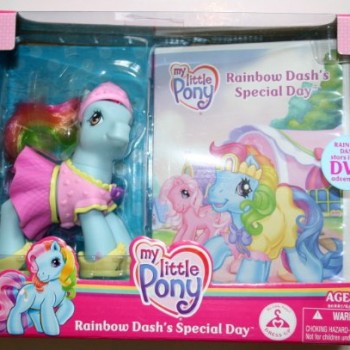 My Little Pony Rainbow Dash’s Special Day pony with DVD image