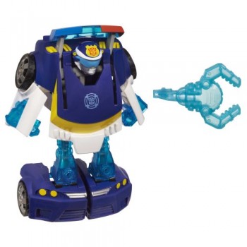 Playskool Heroes Transformers Rescue Bots Energize Chase the Police-Bot Figure image