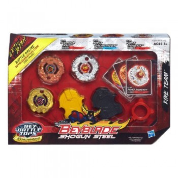 Beyblade Shogun Steel Battle Tops Fire Team Set Toy, Kids, Play, Children image