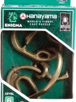 BePuzzled Hanayama Cast Metal Brainteaser Puzzles – Hanayama Enigma Puzzle (Level 6) image