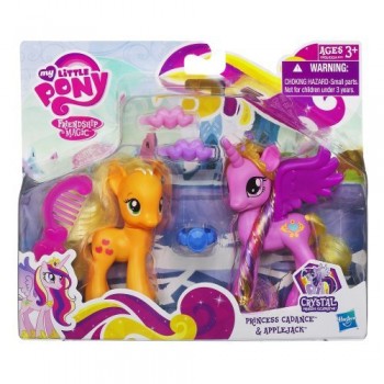 My Little Pony Princess Cadance and Applejack Figures Toy, Kids, Play, Children image