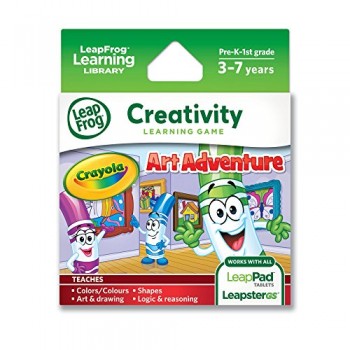 LeapFrog Crayola Art Adventure Learning Game (Works with LeapPad Tablets,Leapster Explorer GS, and Leapster Explorer) image