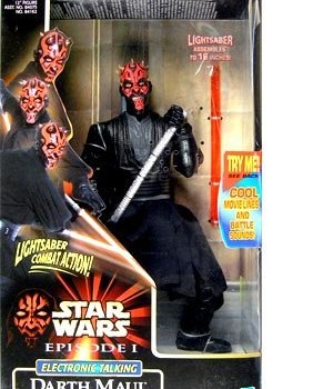 1999 Star Wars Episode I 12″ Electronic Talking Action Figure – Darth Maul image