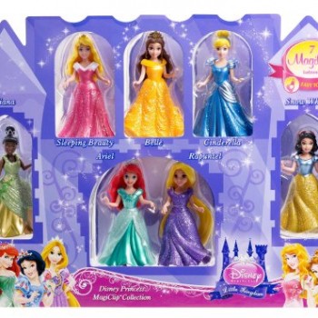 Disney Princess Little Kingdom Magiclip 7-Doll Giftset image