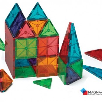 Magna-TilesÂ® Clear Colors 100 Piece Set image