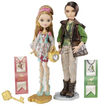 Ever After High Ashlynn Ella & Hunter Huntsman Doll, 2-Pack image