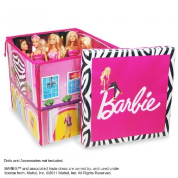 Neat-Oh! Barbie ZipBin 40 Doll Dream House Toy Box & Playmat image