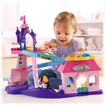 Little People Disney Princess Klip Klop Stable image