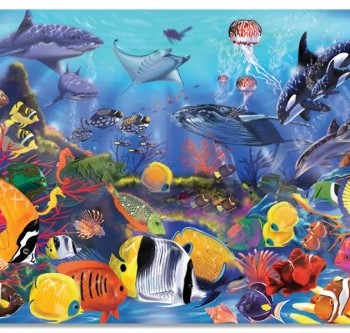 Melissa & Doug Underwater 48-Piece Floor Puzzle image