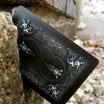 Bicycle Shadow Masters BLACK Deck of Playing Cards by Ellusionist image