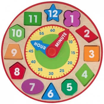 Melissa & Doug Shape Sorting Clock image