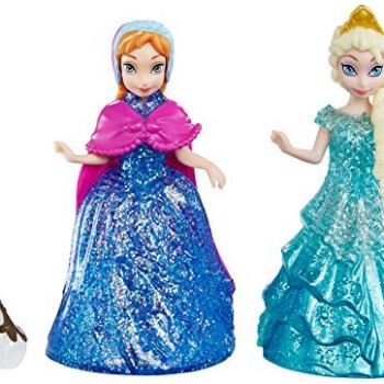 Disney Frozen Glitter Glider Anna, Elsa and Olaf Doll Set image