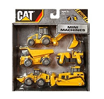 Toy State Caterpillar Construction Mini Machine 5-Pack image