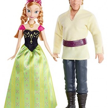 Disney Frozen Anna and Kristoff Doll, 2-Pack image