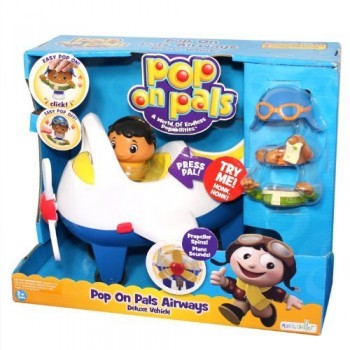 Pop On Pals – Deluxe Airplane by Spin Master image