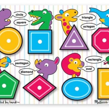 Melissa & Doug Shapes Peg image