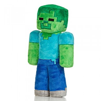 Jinx Minecraft Overworld – Zombie Plush, 12″ image