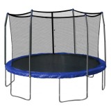 Skywalker Trampolines 15-Foot Round Trampoline and Enclosure with Spring Pad, Blue thumbnail