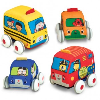 Melissa & Doug K’s Kids Pull-Back Vehicle Set image