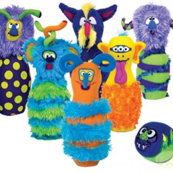 Melissa & Doug Monster Plush Bowling Game image