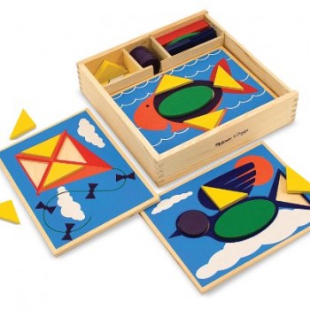 Melissa & Doug Beginner Pattern Blocks image