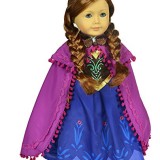 Ebuddy Â® Anna Sparkle Princess Dress for 18″ American Girl Doll Clothes thumbnail