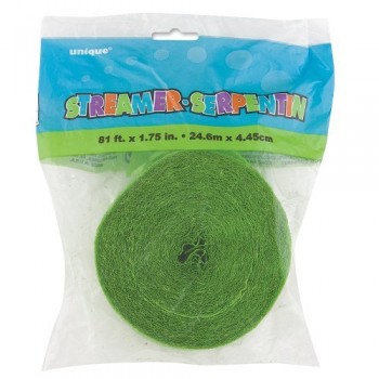 Party Streamer, 81-Feet, Lime Green Toy, Kids, Play, Children image