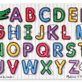 Melissa & Doug See-Inside Alphabet Peg Puzzle image