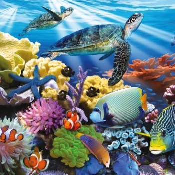 Ravensburger Ocean Turtles – 200 Piece Puzzle Toy, Kids, Play, Children image